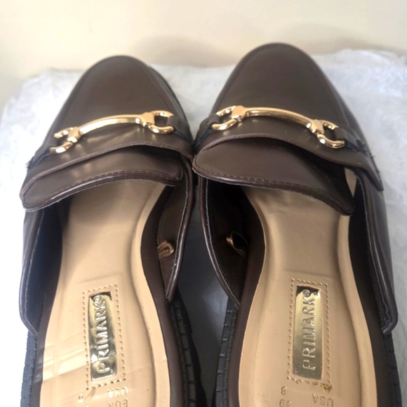 PRIMARK Brown Loafers SIZE 8 - Picture 6 of 9